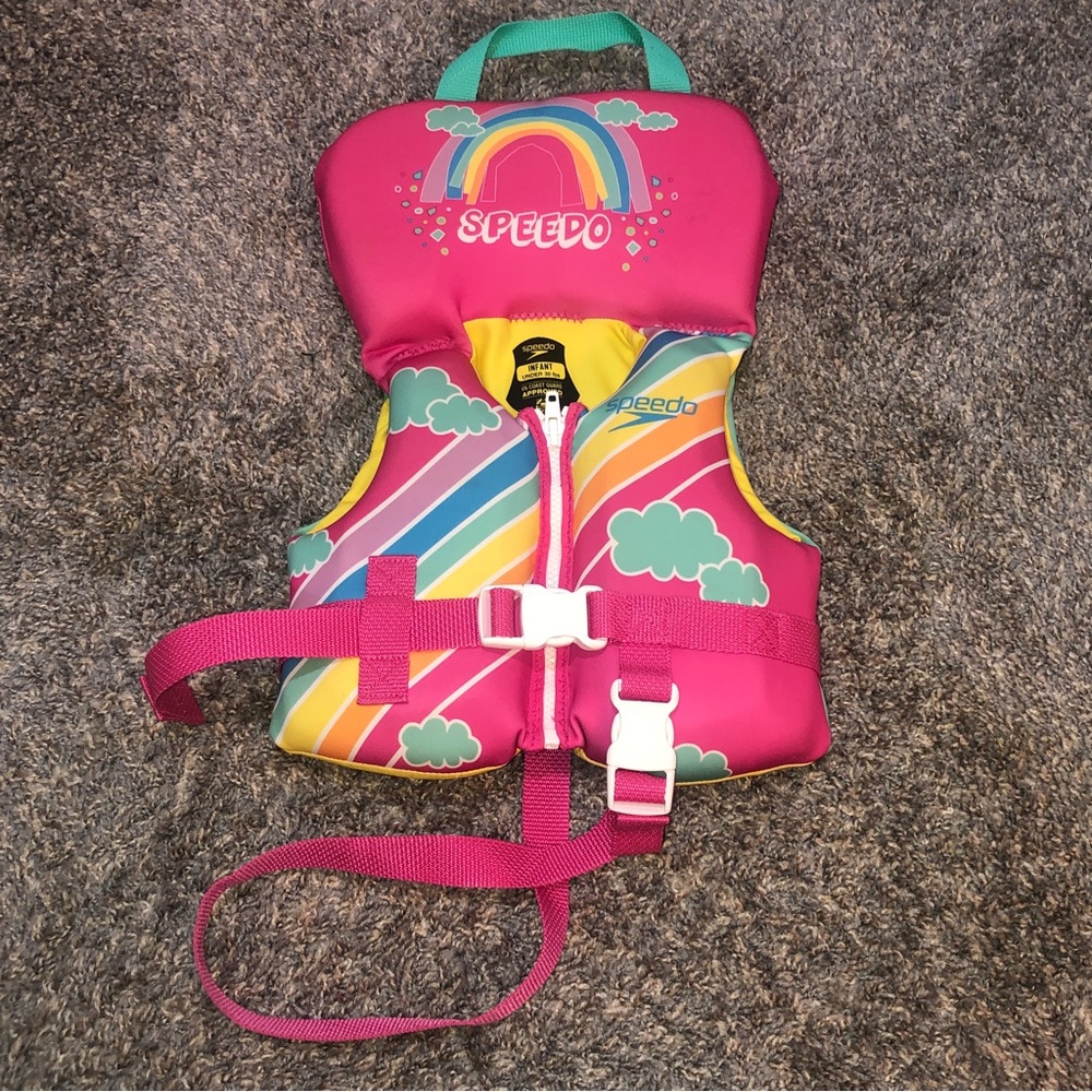 Speedo Infant Personal Flotation Device Swim Jacket Vest- $18